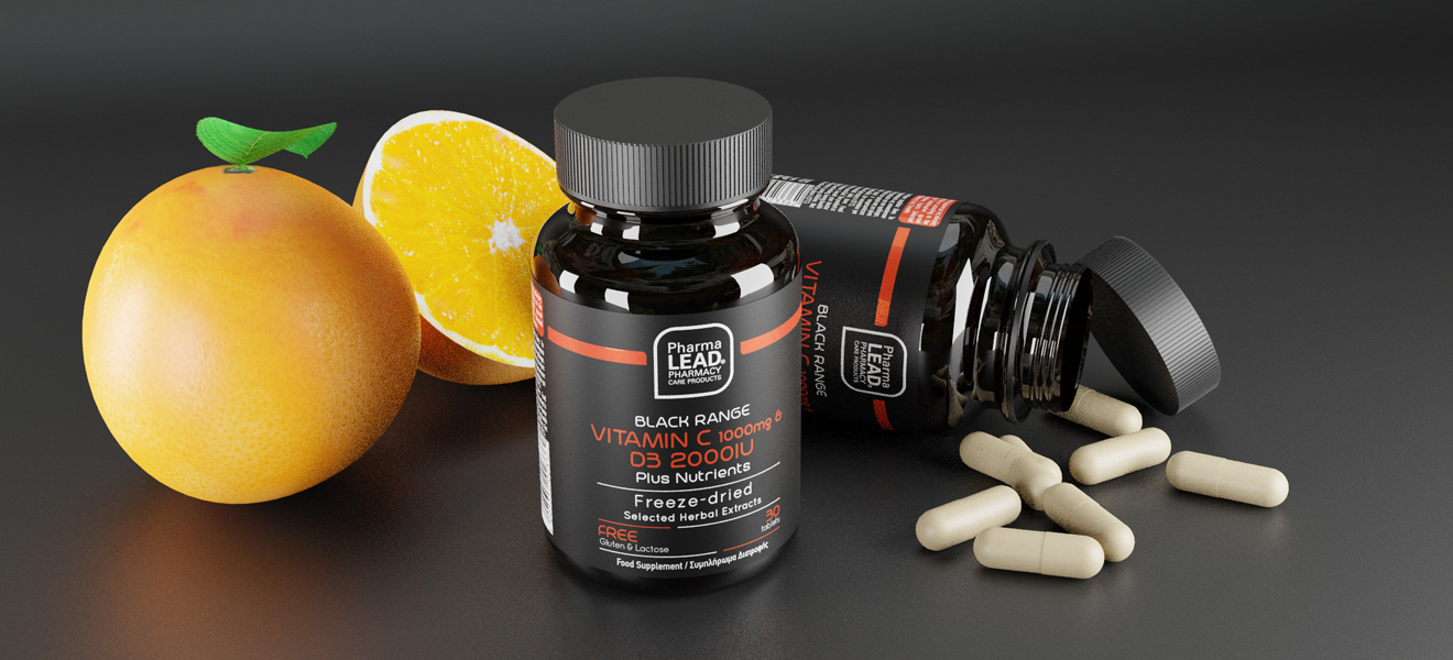 Vitamin C1000mg & D3 2000IU plus Nutrients