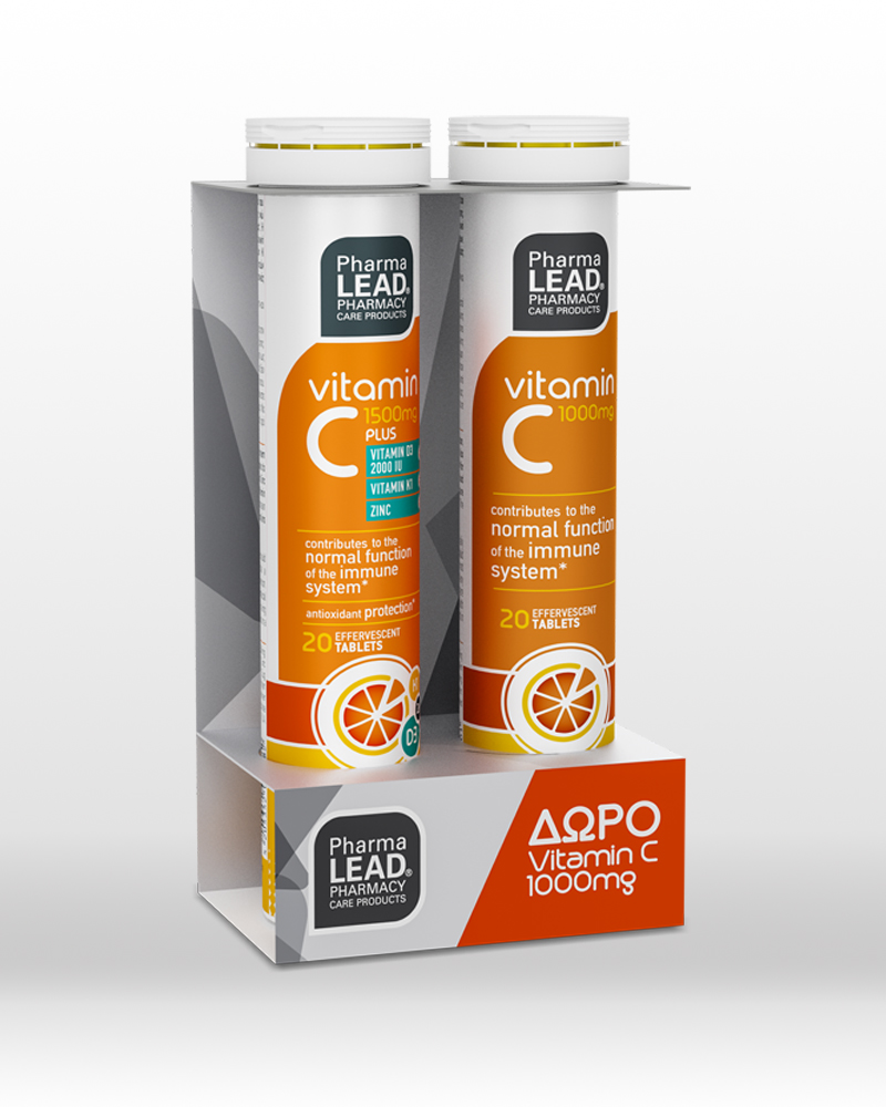 1+1 Βιταμίνη C Plus 1500mg  &Βιταμίνη C 1000mg